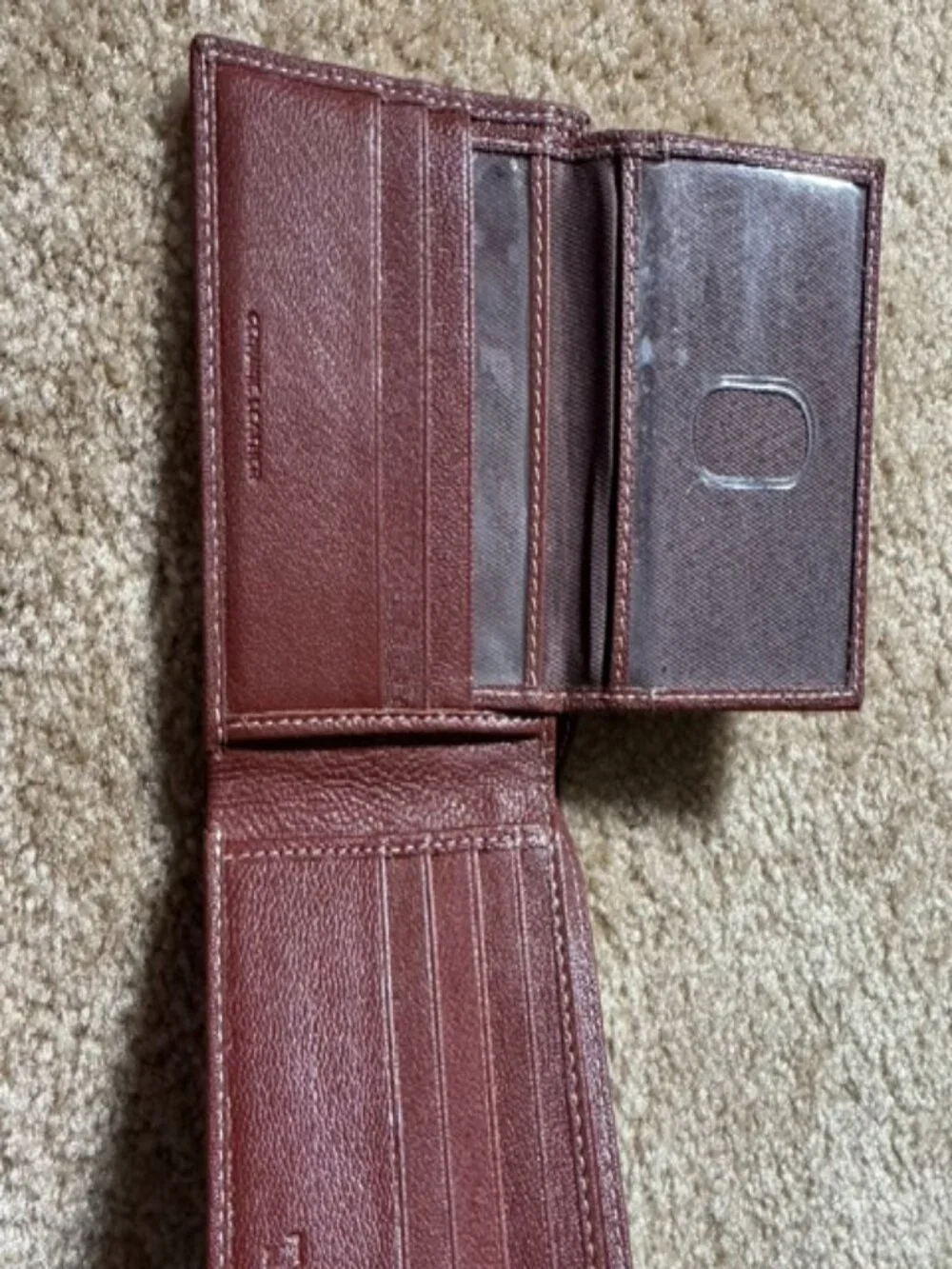Brown Leather Timberland Wallet